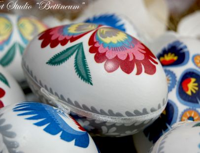 Pisanka Łowicka Czerwona Pisanka Łowicka Czerwona