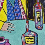 obraz olejny elegancja w chaosie - 