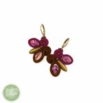 Kolczyki soutache jesienne listki   - Jesienne listki