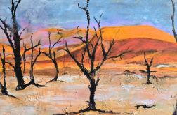Namibia Obraz akrylowy na płótnie 70x50x1cm