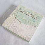 Kartka ślubna - para na mostku - 