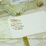 Kopertówka z okazji ślubu-delikatna oliwka - 