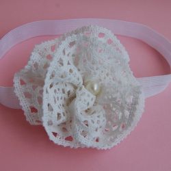 Opaska niemowlęca - "W koronkowym chruśniaku"