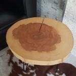 Stolik kawowy drewniany jesion - 