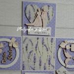 Pudełko lawendowe ślubne na zamówienie - 