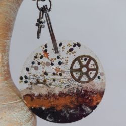 Brelok z żywicy - Galaktyczne Mechanizmy