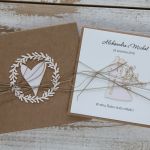 Oryginalna kartka ślubna i pudełko 4 - stylowa kartka na ślub