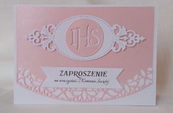 Zaproszenie komunia wzór 92