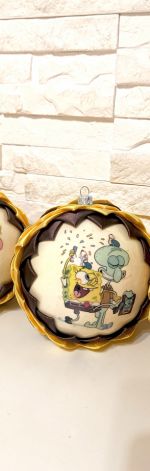 Zestaw bombek choinkowych dla dzieci SPONGEBOB