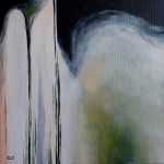 Abstrakcja-obraz akrylowy formatu 40/40 cm  - 
