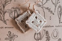 Kolczyki granny squares