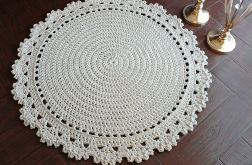 Okrągły dywan ze sznurka bawełnianego 100cm