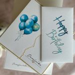 Kartka na 40 urodziny z pudełkiem, BH 31 - Kartka na 40 urodziny z pudełkiem