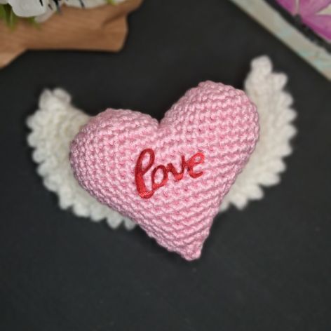 Serduszko walentynka amigurumi 4