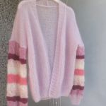 Moher i jedwab -sweter z kolorowymi rękawami 2 - 