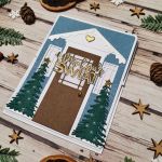 Kartka świąteczna - drzwi 2 - Zbliżenie