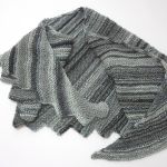 Chusta Smoczy ogon w szarościach - 