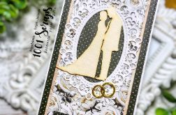 Kartka ślubna do koperty nr 4