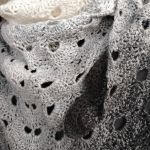 Chusta ombre szara - mała chusta