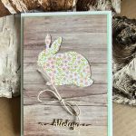 079,Wielkanoc-zestaw 5 kartek z zajączkiem - 079,Wielkanoc-zestaw 5 kartek z zajączkiem