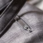 Unikatowa torba handmade z ciemnego szarego weluru - 