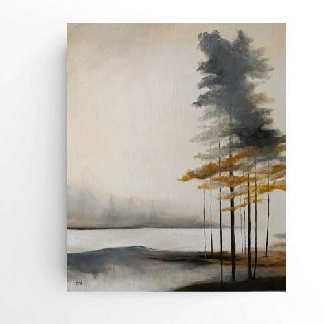 Pejzaż -obraz akrylowy formatu 60/50 cm.