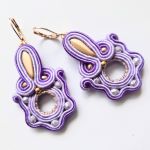 Lilac kolczyki sutasz - 