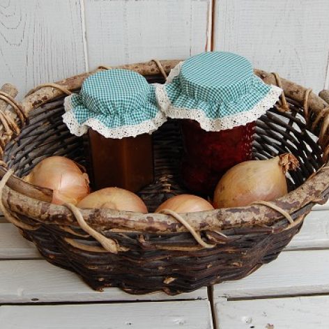 Zielony kapturek - małe kapturki na słoiki 