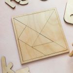 Układanka, puzzle, tangram drewniany - puzzle drewniane