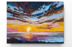 Pejzaż-praca formatu -18/24 cm .