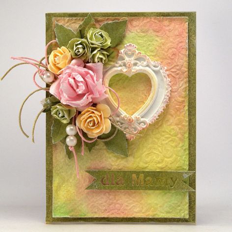 Kartka "Dla mamy z tłem I"