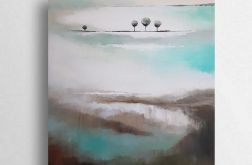Drzewa-obraz akrylowy formatu 80x60 cm
