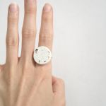  Regulowany okrągły pierścionek z pieprzem  - 