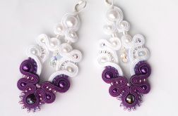 Ślubne biało-fioletowe