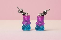 Różowo-turkusowe misie