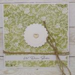 Kartka ślubna z serduszkiem - 