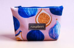 Etui na klucze z weluru w figi – praktyczne etui handmade