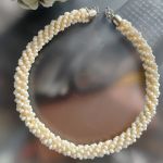 Naszyjnik Perłowy Sznur Koralikowy - 