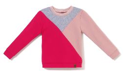 Bluza "Colorblock-róż" rozmiar 86-116