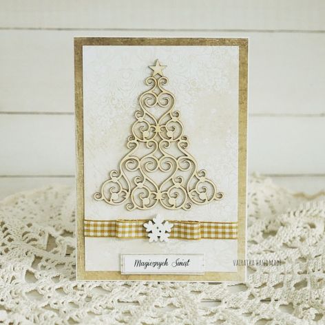 Kartka świąteczna z choinką, 364