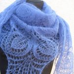 Chusta niebieska mgiełka - 