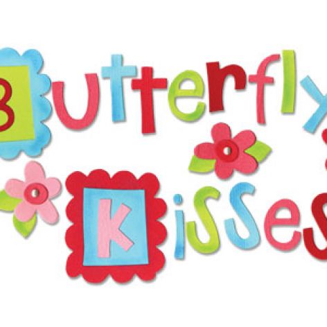 Alfabet "BUTTERFLY KISSES"