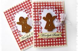 Kartka świąteczna z piernikiem