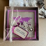 027,Kartka na ślub w szczęśliwą podróż z rowerkiem - 027,Kartka na ślub w szczęśliwą podróż z rowerkiem