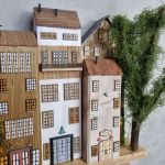 Wieszak - drewniane domki - na klucze i inne drobiazgi 24 - 