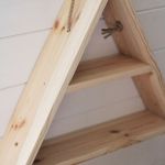 Drewniana półka 60x60 - 