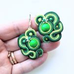 Green kolczyki sutasz - 