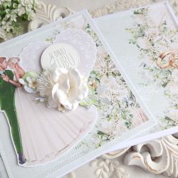 Ślubna kartka w pudełku 729