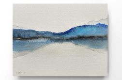 Pejzaż 55-akwarela formatu 18/24 cm