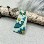 „SONIA” wisiorek z glinki polimerowej - „SONIA” wisiorek z glinki polimerowej